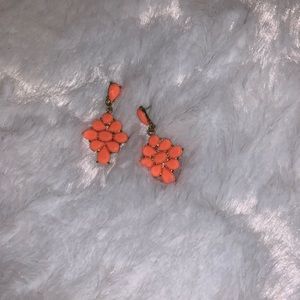Coral Francesca’s earrings